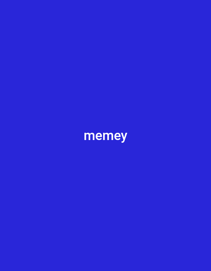 The image displays a solid, uniform royal blue background. Centered on this background is the word "memey" rendered in white, sans-serif capital letters. No people, animate subjects, physical objects, or discernible environment, beyond the blue field and text, are depicted. No actions or interactions are visible. The scene is a static digital graphic. This graphic is located in the city of Sewon, Indonesia.