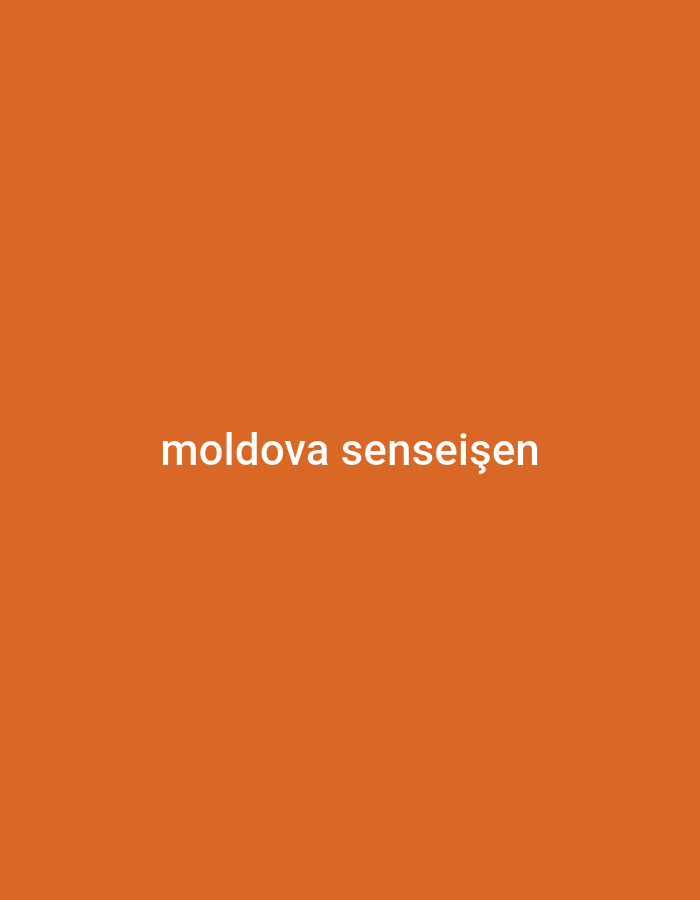 The image is a plain orange background with white text centered horizontally. The text reads "moldova senseișen". There are no discernible objects, people, or environmental details. The location in Cricova, Moldova, is not evident from the visual information provided.
