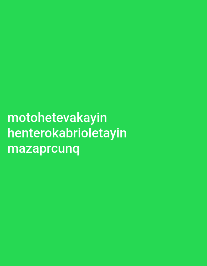 The image is a solid green background with three lines of text in white. The text appears to be gibberish and has no recognizable words. The scene cannot be described in terms of location, people, objects, actions, interactions, or environment.