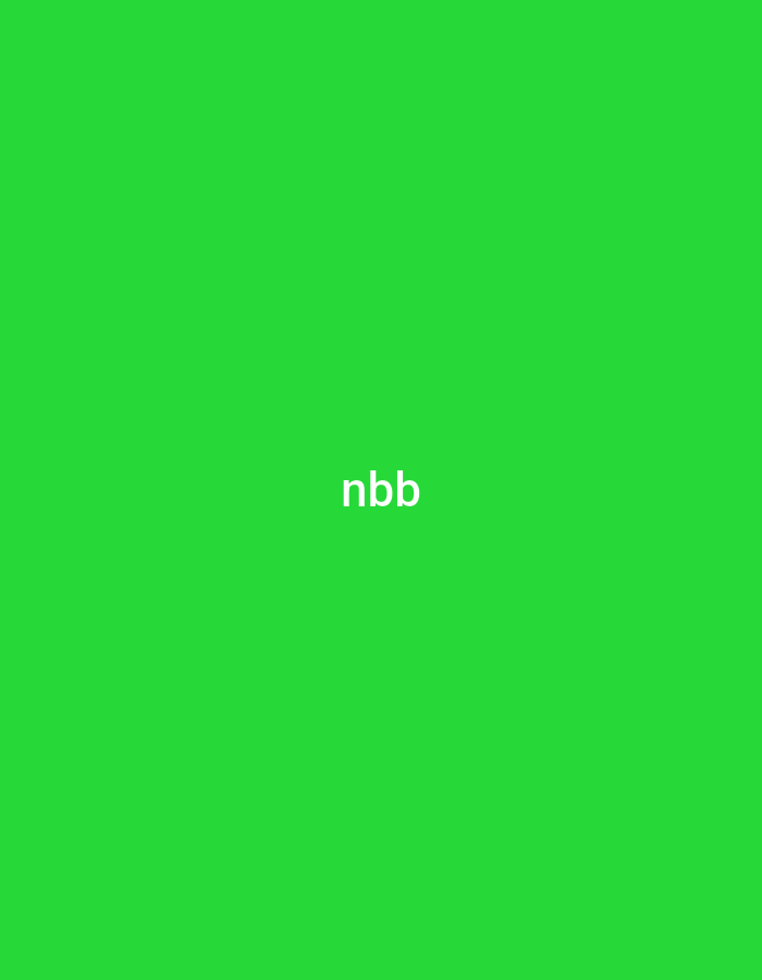 The image displays the white, lowercase text "nbb" centered against a plain, vibrant green background. No other subjects, objects, or activities are visible. There are no discernible location cues, time of day, or weather details within the image itself. The simple, solid color background and text create a minimalist visual. This media file is associated with Yerevan, Armenia.