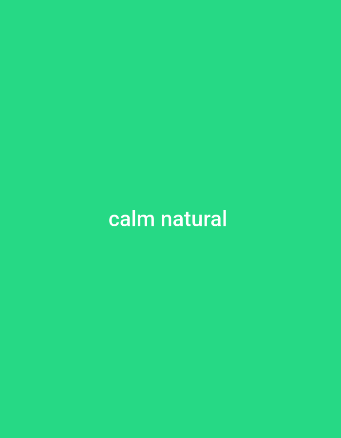 The image contains the text "calm natural" in white font against a bright green background. The text is centered horizontally and positioned in the lower half of the image. There are no people, objects, actions, or interactions visible in the image. The location in the city of Lhokseumawe, Indonesia, is not depicted or relevant to the visual content of the image.