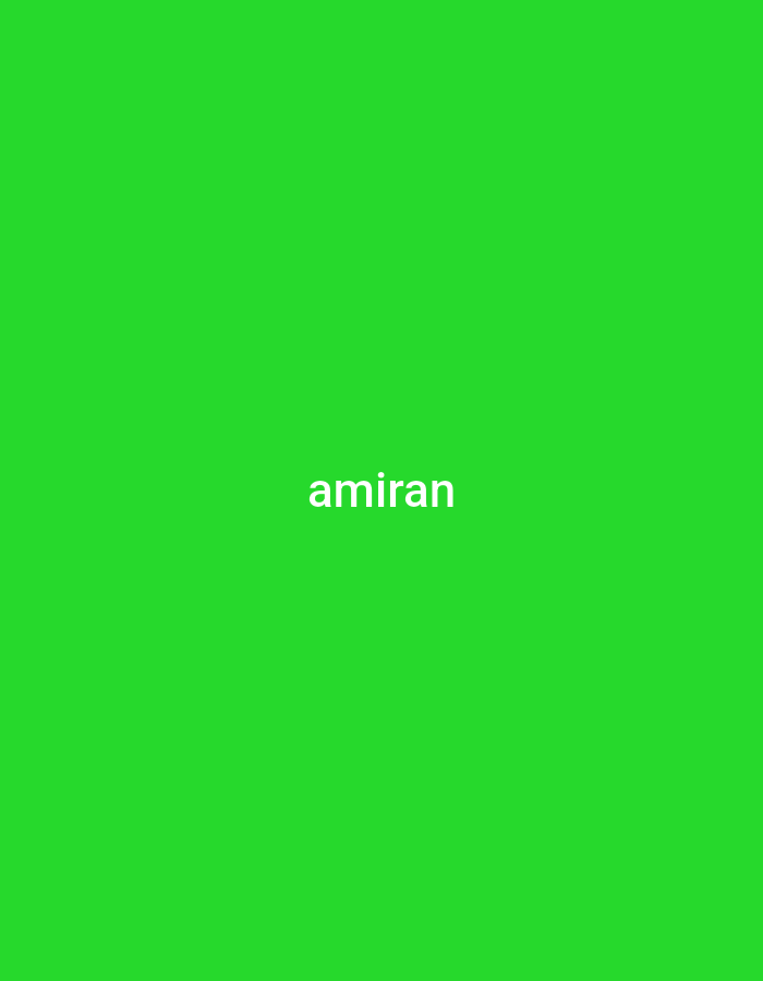 The image is a solid green field with the white text "amiran" centered on the green background. No location or Yerevan, Armenia, relevant details can be inferred.