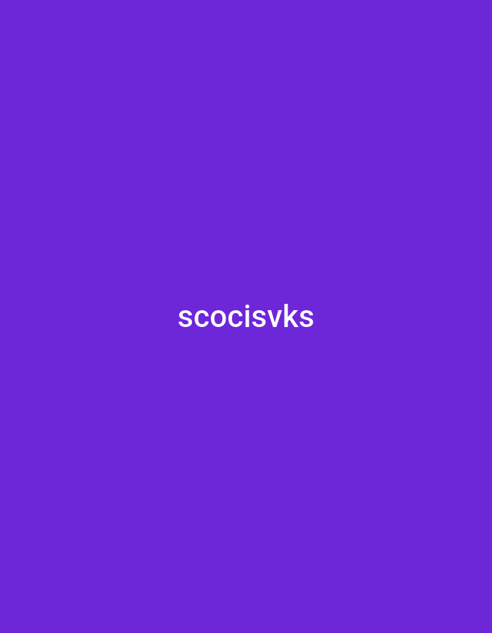 The image is a solid purple background with the word "scocisvks" in white letters centered near the bottom. There are no people, subjects, objects, actions, interactions, or environment to describe beyond the color and text. The location in Yerevan, Armenia is unknown as there are no landmarks or contextual clues in the image.