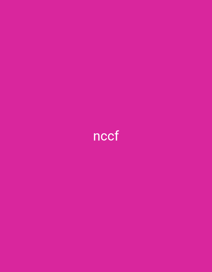 The image is a solid pink background with the text "nccf" in white, centered horizontally and located in the lower half of the frame. There is no discernible location in the city of Nsugpe, Nigeria, or any other environmental details.