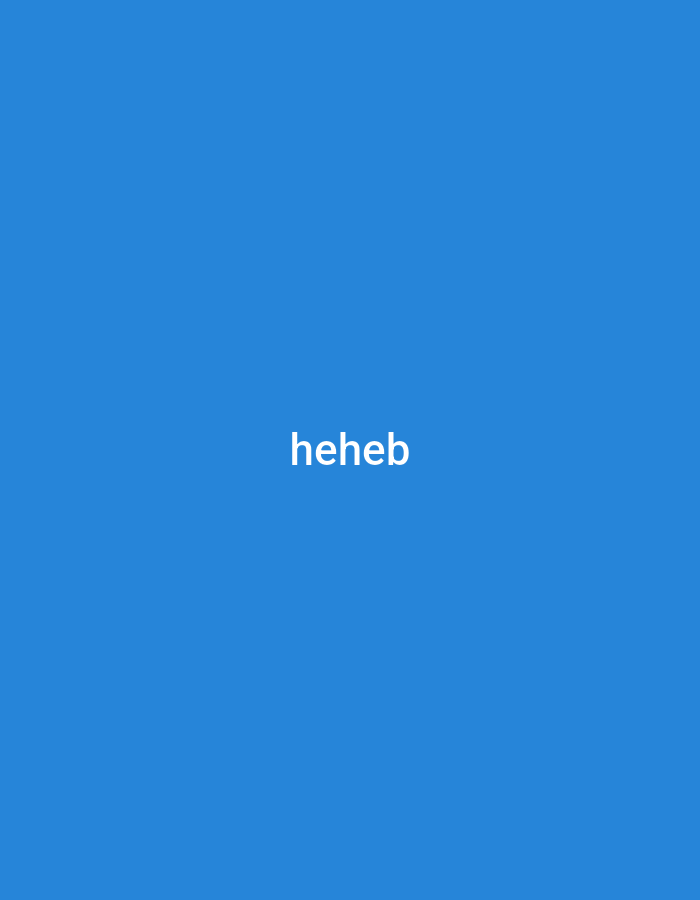 The image displays a solid, vibrant blue background. Centered on this monochromatic field, the white text "heheh" is prominently featured in a sans-serif, lowercase font. There are no visible people, objects, or any specific scene or setting depicted beyond the plain blue color. No activity or event is taking place. The text itself implies an emotion of amusement or lighthearted laughter. There are no visual cues to indicate time of day, weather, or a physical location within the image, despite the provided context of Yerevan, Armenia.