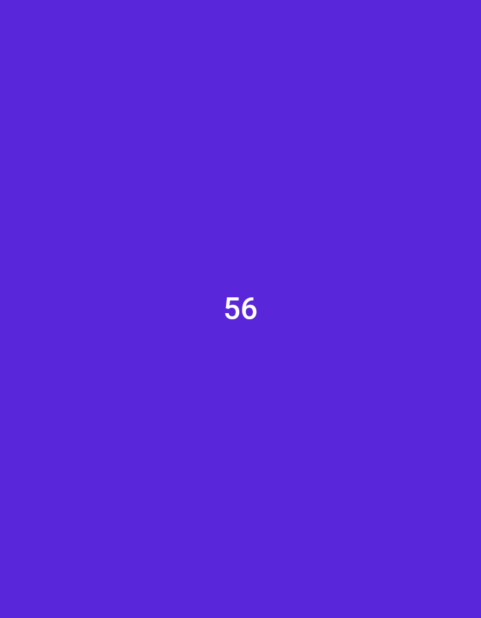 The image is a solid purple background with the number 56 in white text in the center. The coordinates provided, -7.171 latitude and 112.652 longitude, correspond to a location in the city of Gresik, Indonesia. There are no other details present in the image. It is a simple, digital image.