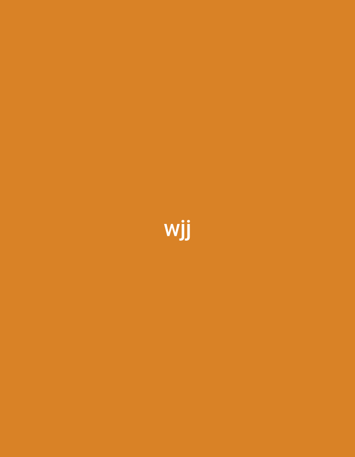 The image displays a solid, uniform orange background. Centrally positioned on this background is the text "wjj" rendered in white, sans-serif capital letters. No other subjects, objects, or environmental details are discernible within the visual frame. The scene is located in the city of Yerevan, Armenia.