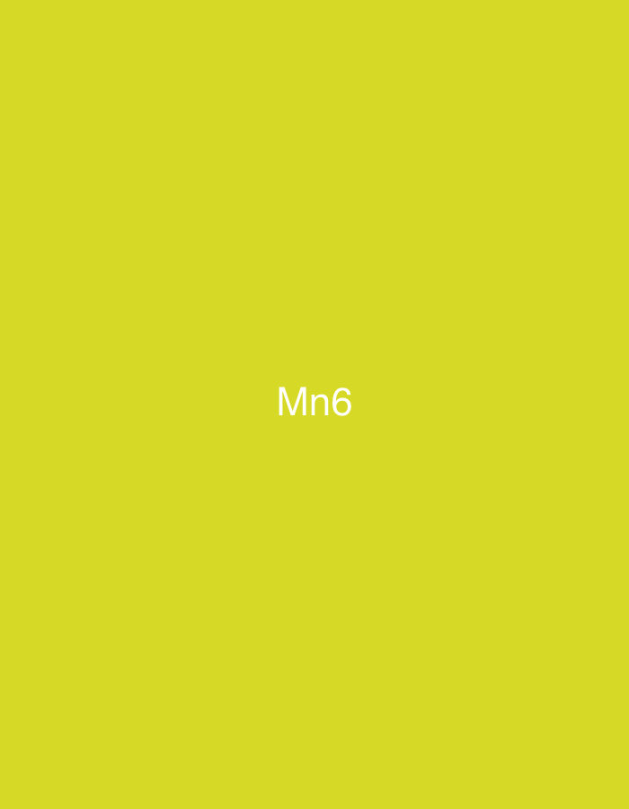 This image features a solid, uniform chartreuse-yellow background. Centered horizontally and vertically on this field is the alphanumeric text "Mn6" rendered in a plain white, sans-serif font. The image consists solely of this graphic display; there are no discernible people, objects, actions, interactions, or environmental details present. The content provides no visual information regarding a specific physical location, including the city of Casablanca, Morocco.