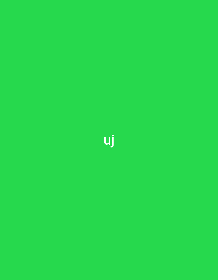 The image features the white text "uj" centered on a solid, bright green background. No other objects, people, or discernible scenes are present. The background is a uniform shade of green, and the text appears in a simple, sans-serif font. The provided cropped images confirm the appearance of the white "uj" text against the identical green background, illustrating its presence in different relative positions within the frame (bottom-right, bottom-left, top-right, top-left). There are no visual cues within the image itself to indicate a specific time, weather, or the provided location context of Yerevan, Armenia.