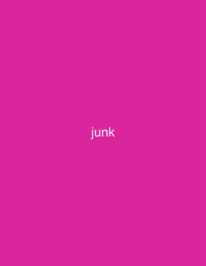 The image contains the word "junk" written in white text against a solid pink background. There is no discernible location in Yerevan, Armenia, or any other city. The image is a simple graphic with text.