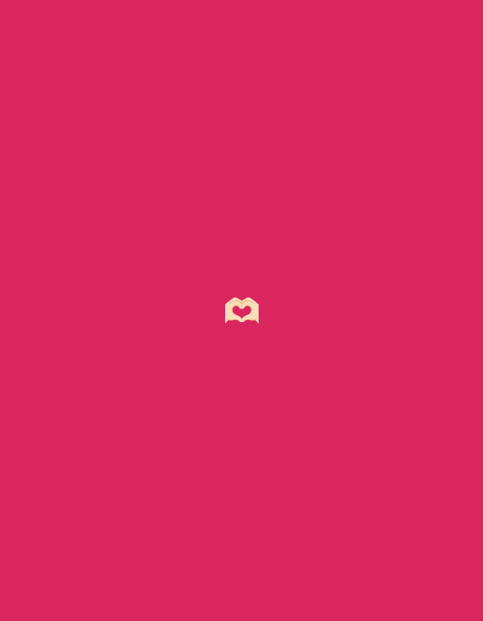 A pink background with a light yellow heart hand emoji in the center. There is no indication of Juan Griego, Venezuela, or any people, subjects, objects, actions, or interactions besides the single emoji.