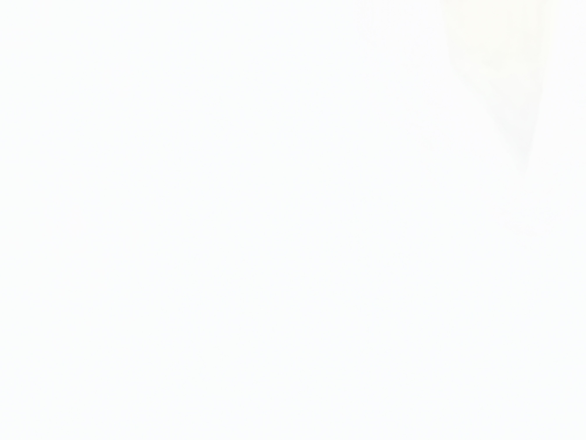The image displays an almost entirely white background, appearing either overexposed or deliberately minimalistic. In the upper right corner of the original image, and slightly more visible in the third cropped image, there are extremely faint, blurry, and indistinct light beige or off-white shapes. These shapes are abstract and do not form any recognizable objects or patterns, suggesting a soft, diffuse light or a subtle texture against the bright white. No clear subjects, objects, or activities are discernible. There are no visible location cues within the image, and no text is present. The time of day, weather, and emotions cannot be determined from the provided media. The location context provided is Plovdiv, Bulgaria, though this is not visually confirmed by the image itself.