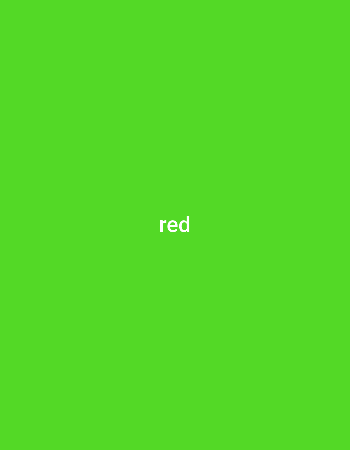 This media file is a photograph of a bright green background with the word "red" written in white text in the center. There are no people, objects, or specific scene depicted. The activity, if any, is simply the display of the text. The notable details are the vibrant green color and the contrasting white text. There are no time of day, weather, location cues, or emotions conveyed by the image. The only visible text is "red".
