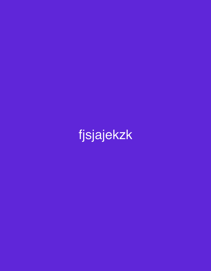 The image shows the text "fjsjajekzk" in white font centered on a purple background. No information regarding Yerevan, Armenia is present in the image.