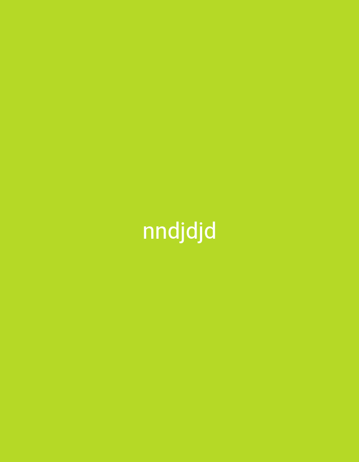 The image shows the text "nndjdjd" in white on a solid lime green background. There is no discernible location in the city of Nsugpe, Nigeria, or any other environmental context.
