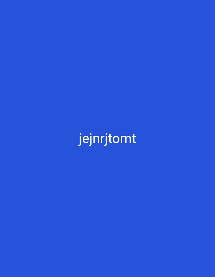The image is a plain blue background with the text "jeinjtomt" in white, centered horizontally and vertically. There is no discernible location within the city of Nsugpe, Nigeria, or any other specific geographical context. The image is devoid of people, subjects, objects, actions, or interactions.