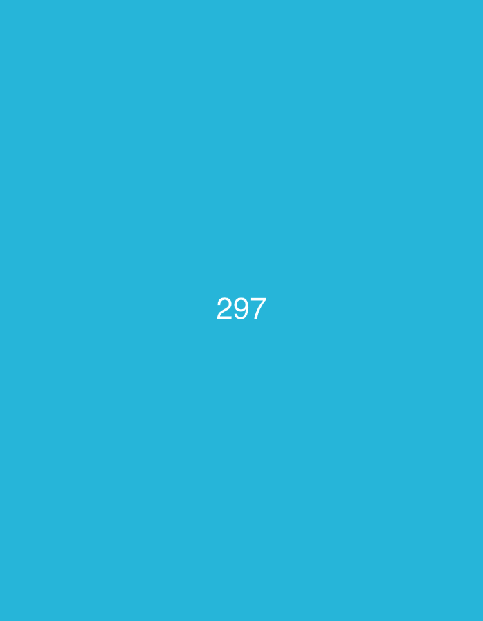 The image shows the number "297" displayed in white text against a solid blue background. There are no discernible features of Đà Nẵng, Vietnam, or any other environmental details present.