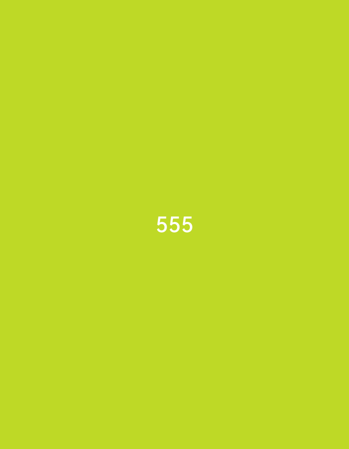 The image shows the number "555" in white text against a solid green background. There is no information about a city or specific location.