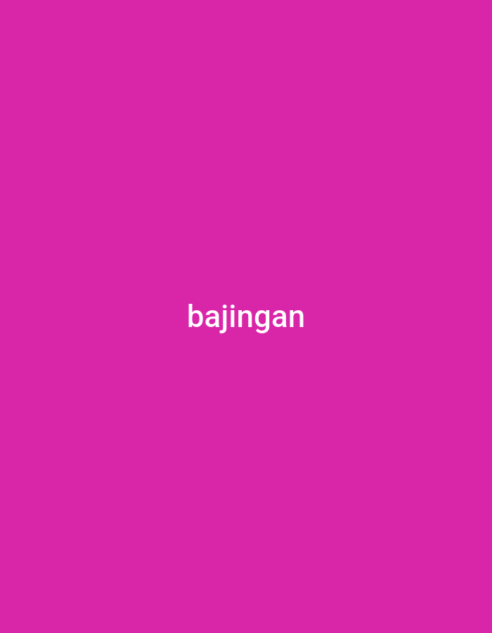 The image displays the word "bajingan" in white, sans-serif font, centered on a solid pink background. There is no discernible location in Lhokseumawe, Indonesia, or any other environmental or contextual information visible in the image.