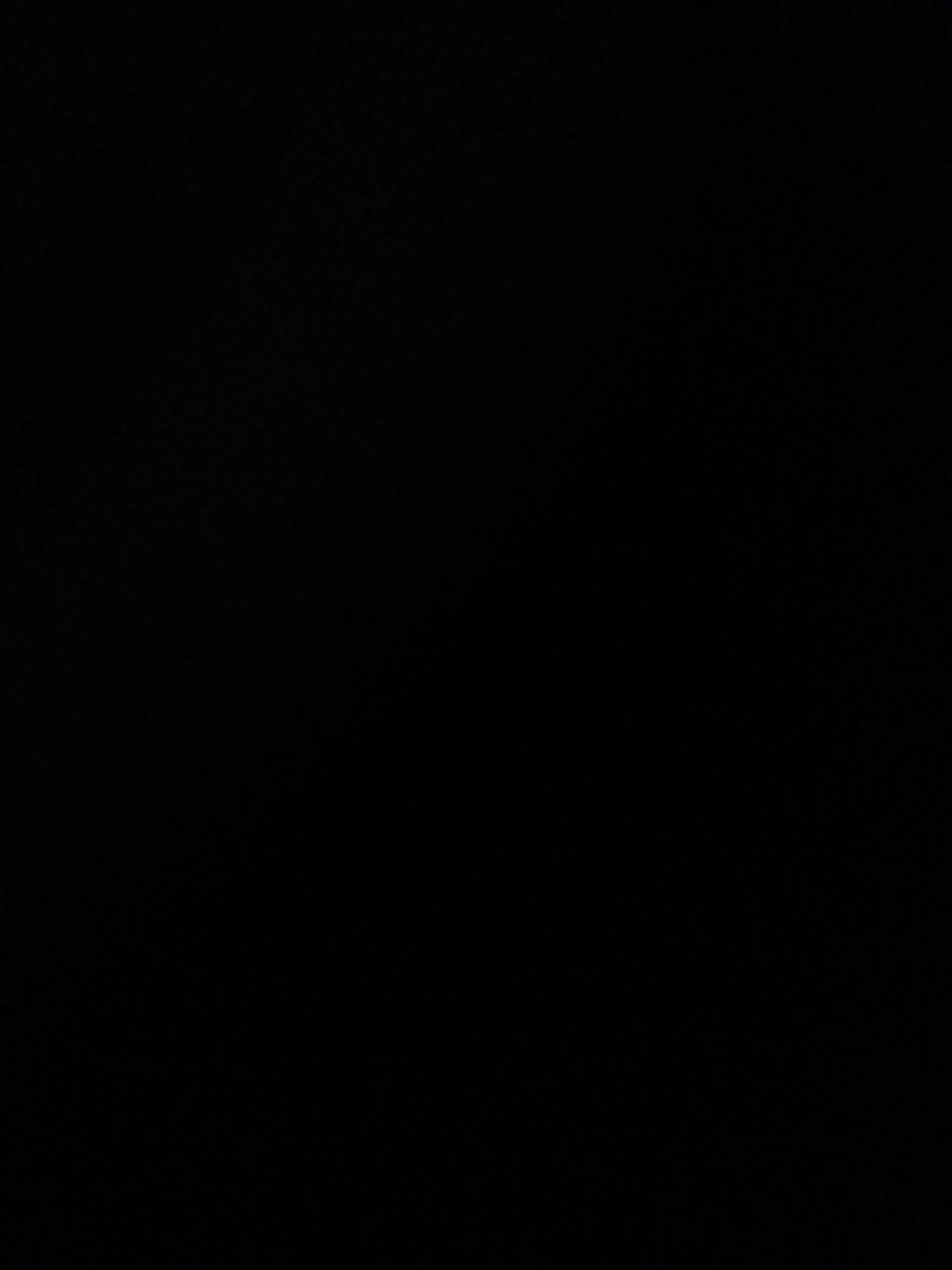 The provided image is entirely black, offering no visual information about subjects, activities, or details. Therefore, it is impossible to describe any people, objects, scenes, settings, events, time of day, weather, location cues, emotions, or text based on the visual content.