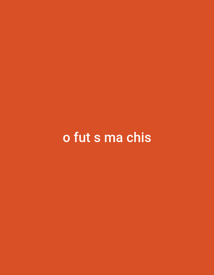 The image shows a plain orange background with white text in the center that reads "o fut s ma chis". There are no people, objects, or actions depicted in the image. There is no information in the image that indicates a location in Cricova, Moldova.