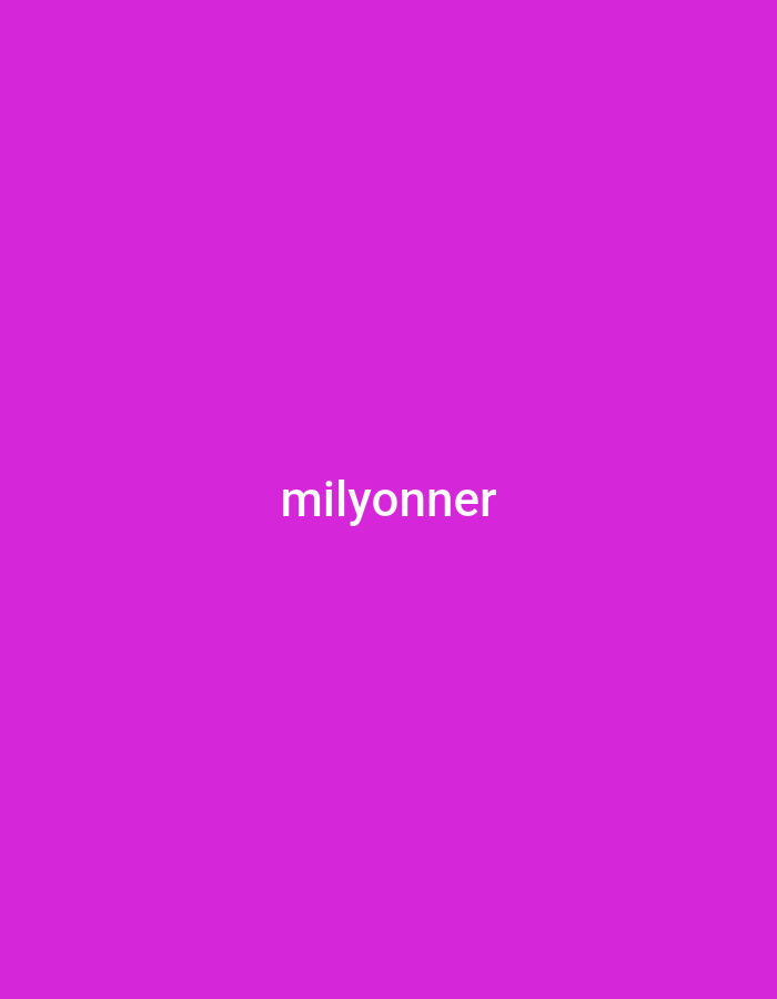 The image displays the word "milyonner" in white text centered on a solid magenta background. The image contains no depiction of Yerevan, Armenia, or any elements within it.