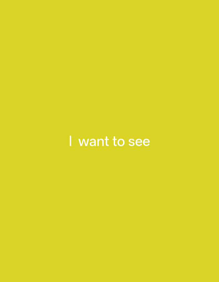 The image is a plain yellow background with white text in the center that reads "I want to see". There is no information about the city of Payagaboh, Indonesia, in the image.