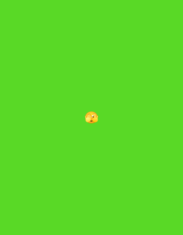 The image depicts a single yellow emoji with a face covering its eyes with its hands against a green background. The coordinates -7.483, 109.439 place the image in the city of Banjarnegara, Indonesia, however, the image does not depict any location-specific information.