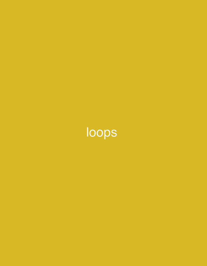 A text overlay on a plain yellow background reads "loops". The text is white and centered horizontally and vertically on the image. The image is not geotagged to Jalingo, Nigeria, or any other location.
