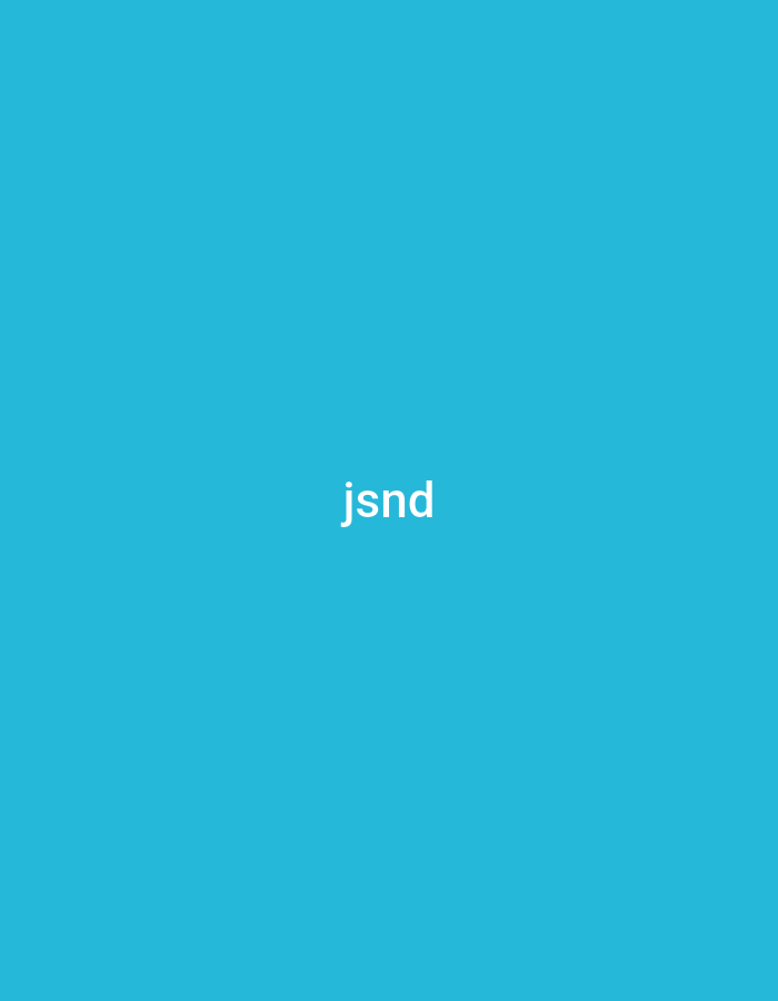 The original image presents a solid, vibrant turquoise blue background, uniform across the entire frame. Centered both horizontally and vertically within this monochromatic field is the white text "jsnd". The letters are lowercase, sans-serif, and sharply defined, standing out against the bright blue.
There are no discernible subjects such as people or other objects, and the scene is entirely abstract, lacking any specific setting or environment cues. No activity or event is taking place; the image is static. Notable details include the vivid blue color and the simple, clean white typography. The image provides no visual information regarding the time of day, weather, or any emotions. While the location context is given as Yerevan, Armenia, this information is not visually represented within the image itself.