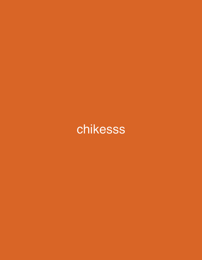 The image shows a plain orange background with the white text "chikesss" centered on the screen. There are no other objects, people, or environmental details present in the image. The location of Santa Ana, Venezuela, is not depicted or referenced in the image.