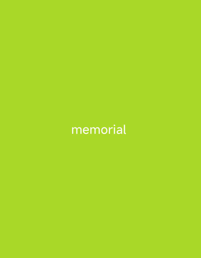 This media file is a simple, minimalist graphic with a plain, bright green background. Centered on the graphic is the word "memorial" in white text. The text is clear and easy to read, with a sans-serif font. There are no other visual elements present in the image, such as people, objects, or a scene. The overall impression is one of simplicity and directness, with the word "memorial" being the sole focus. Given the location context of Tabari Jauro Manu, Nigeria, this graphic could be used for various purposes related to remembrance or commemoration within that community. The bright green background might symbolize growth, renewal, or hope, often associated with memorial services or tributes.