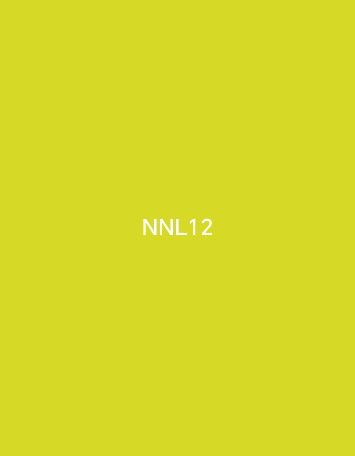 The image is a solid yellow background with the text "NNL12" in white, sans-serif font centered horizontally and slightly above the vertical center of the image. There is no information about the city of Kaluga, Russia, or any other contextual details present in the image. The image does not depict any people, subjects, objects, actions, interactions, or environmental features.
