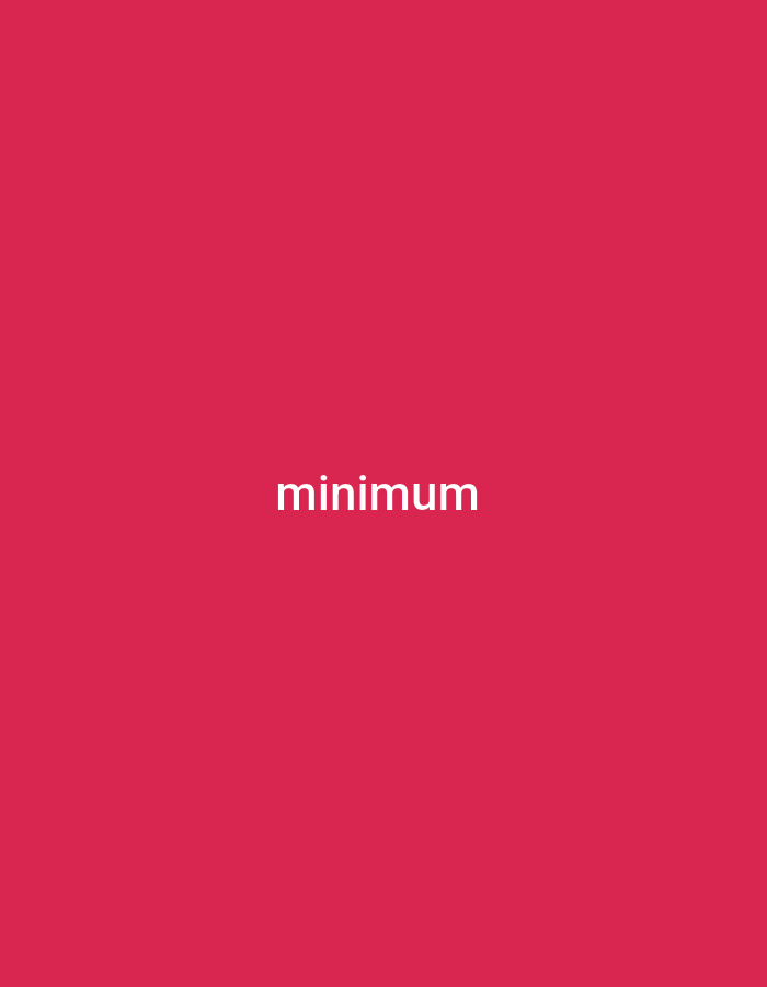 The image is a plain pink background with the word "minimum" written in white, centered text. There are no other objects or people visible in the image. The location in the city of Tabari Jauro Manu, Nigeria, is not depicted in this image.