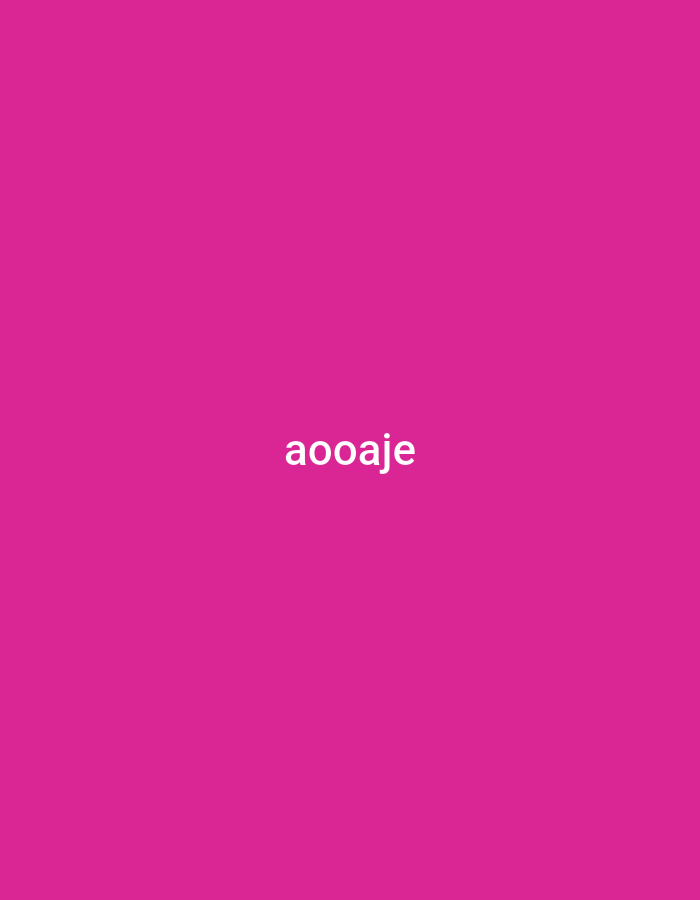 The image is a solid, vibrant pink background with the word "aooaje" in white text centered on the lower half of the frame. There is no discernible location in the city of Jalingo, Nigeria, nor are there any people, subjects, objects, or actions depicted. The scene is entirely abstract.