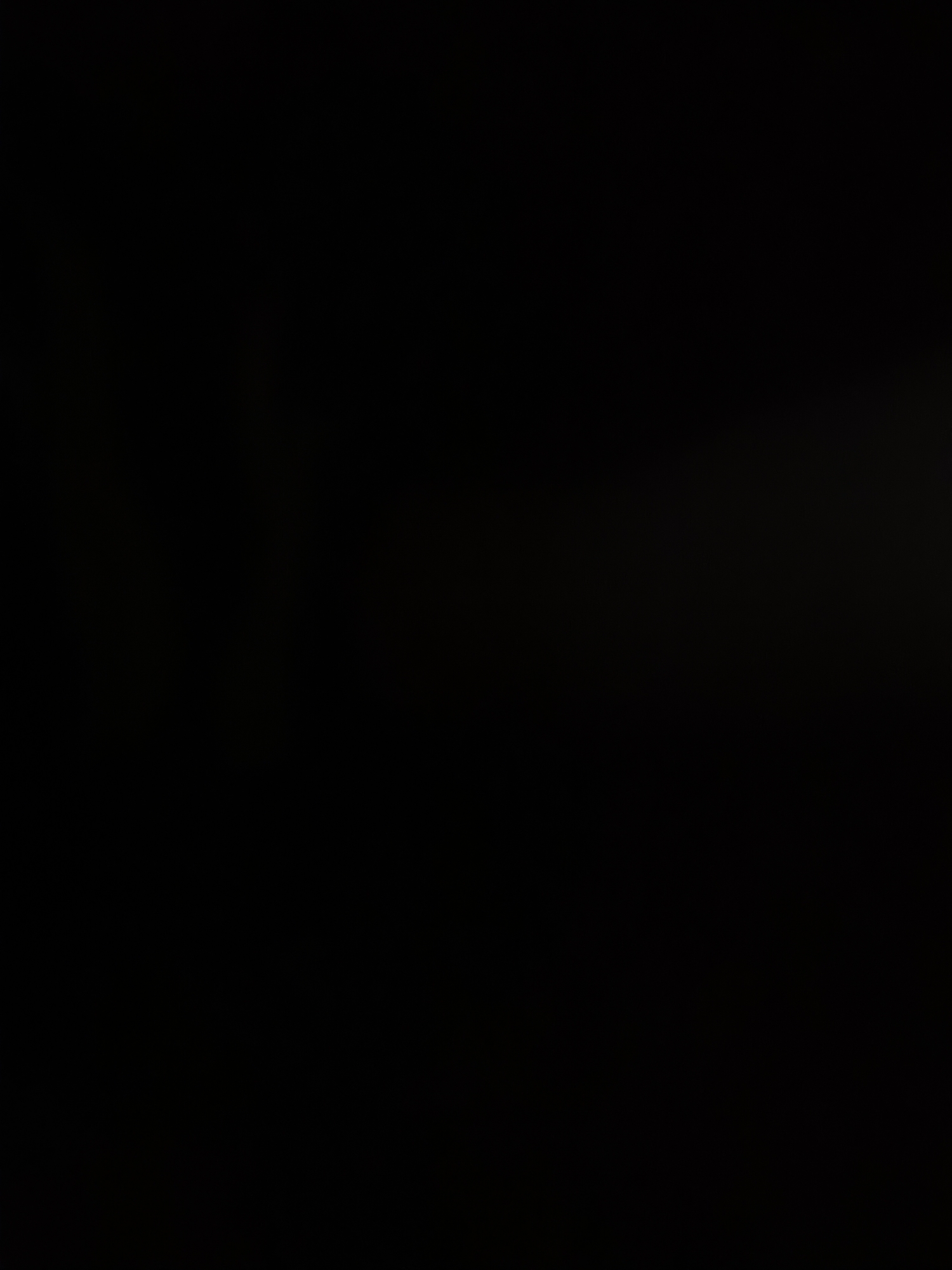 The image is completely black, devoid of any discernible features or details.