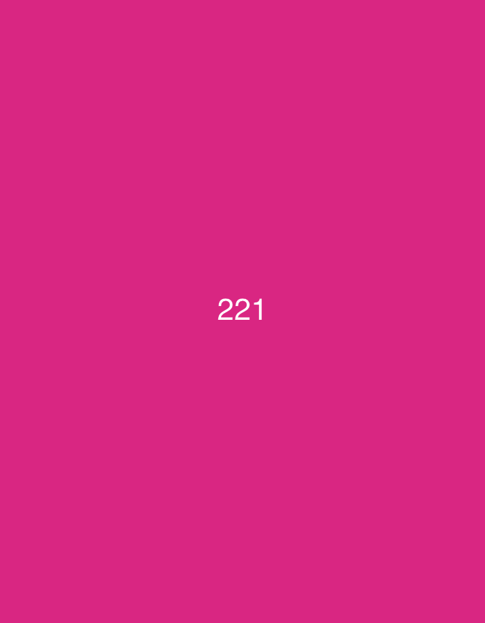 The image is a plain pink background with the number "221" centered in white text. There is no discernible location in Đà Nẵng, Vietnam, or any other environmental context. The image contains no people, subjects, objects, or actions.