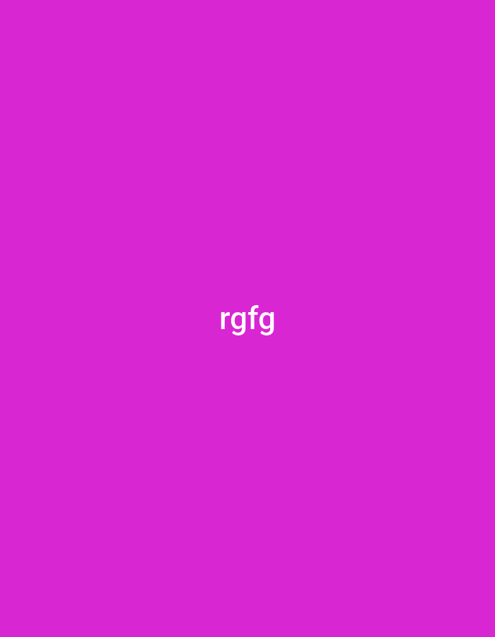 The image displays a solid, vibrant magenta background devoid of texture or gradient. Centered horizontally and vertically on this background is the text "rgfg" rendered in white, lowercase, sans-serif characters. No discernible physical environment, people, objects, or actions are depicted. Therefore, no specific location within a city of Unknown, Unknown, can be identified from the image.