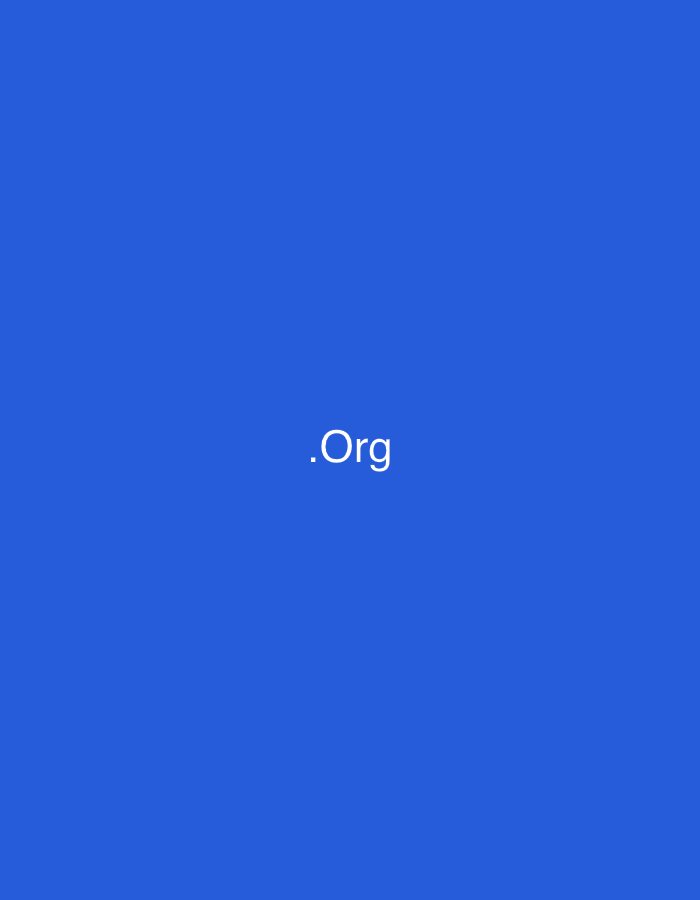 The image presents a solid royal blue background. Centered horizontally and slightly above the vertical midpoint is the white text ".Org". No individuals, discernible objects, actions, or specific environmental features are depicted within the frame. The visual content offers no information to identify a geographic location, including the city of Casablanca, Morocco.