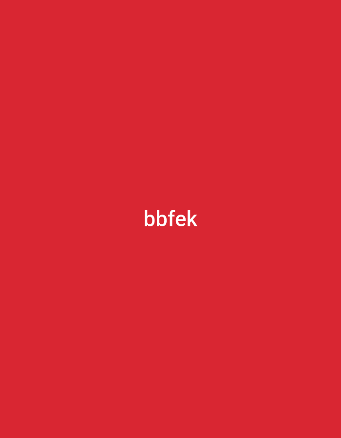 The image displays a solid red background, devoid of any discernible people, objects, or a specific scene. There are no activities or events taking place. The only visible element is the text "bbfek" written in white, sans-serif letters, centrally located against the red backdrop. No specific time of day, weather conditions, or emotional cues can be inferred from the image content itself. Based on the provided context, the location is Yerevan, Armenia.