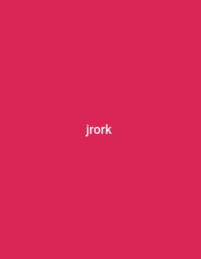 The image shows the word "jrork" in white text centered on a solid pink background. There are no other objects, people, or environmental details present in the image. It is not possible to determine the location in Jalingo, Nigeria, or any other city, based on this image.