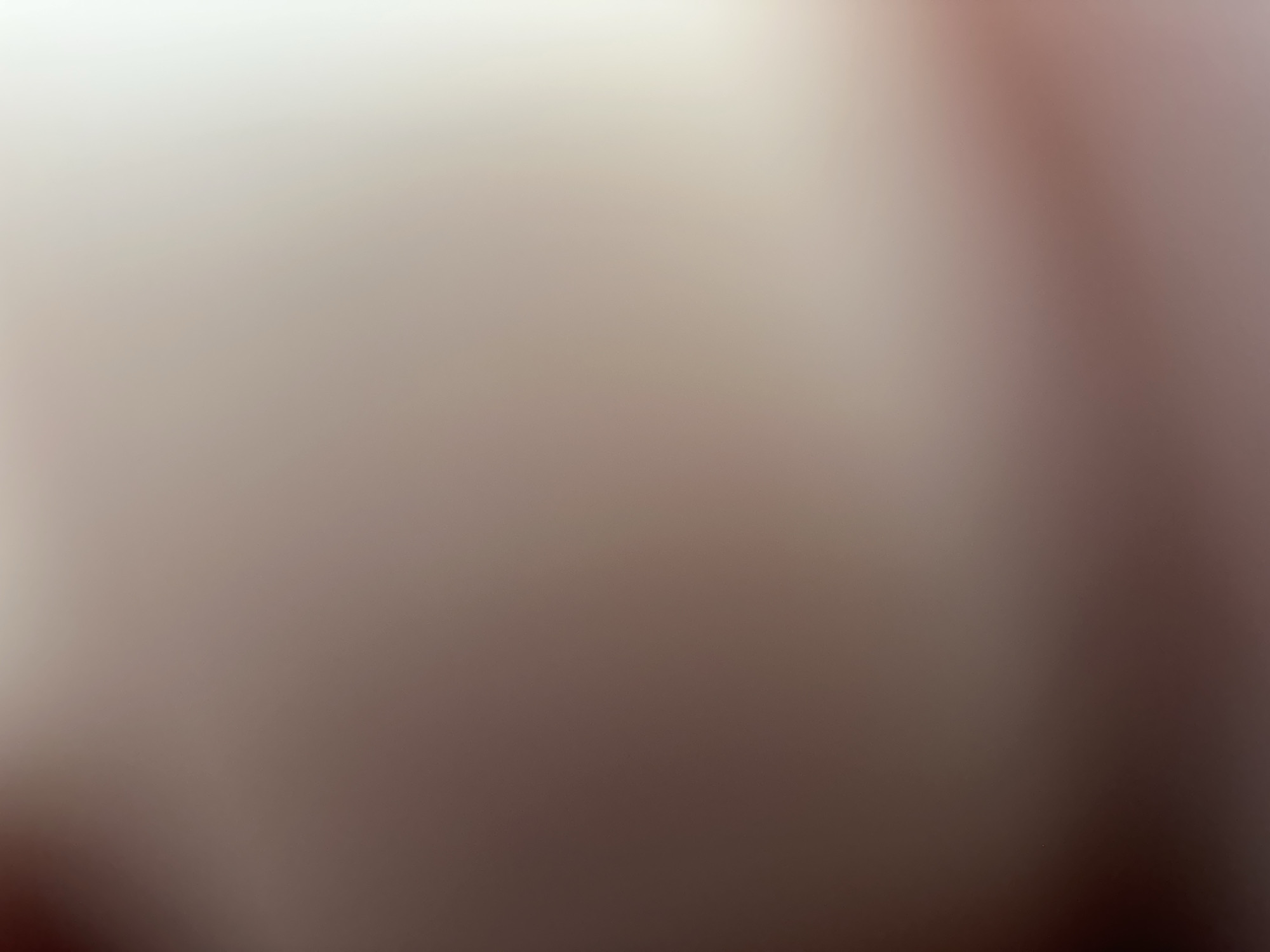 The media file is a close-up, abstract image with a soft focus, making it difficult to discern specific subjects, objects, or a clear scene. The overall impression is one of diffused light and color, with gradients transitioning from a bright, pale tone at the top left to darker, reddish-brown hues towards the bottom right and right edge. There are no discernible people, objects, or a clear setting.
The lighting appears soft and diffused, suggesting an indoor environment or possibly an overcast day. There are no clear indications of time of day, weather, or specific location cues beyond the provided context of Belgrade, Serbia. The lack of sharp detail prevents any interpretation of emotions or a specific activity or event. No visible text is present in the image. The composition is dominated by smooth color transitions and a hazy texture.