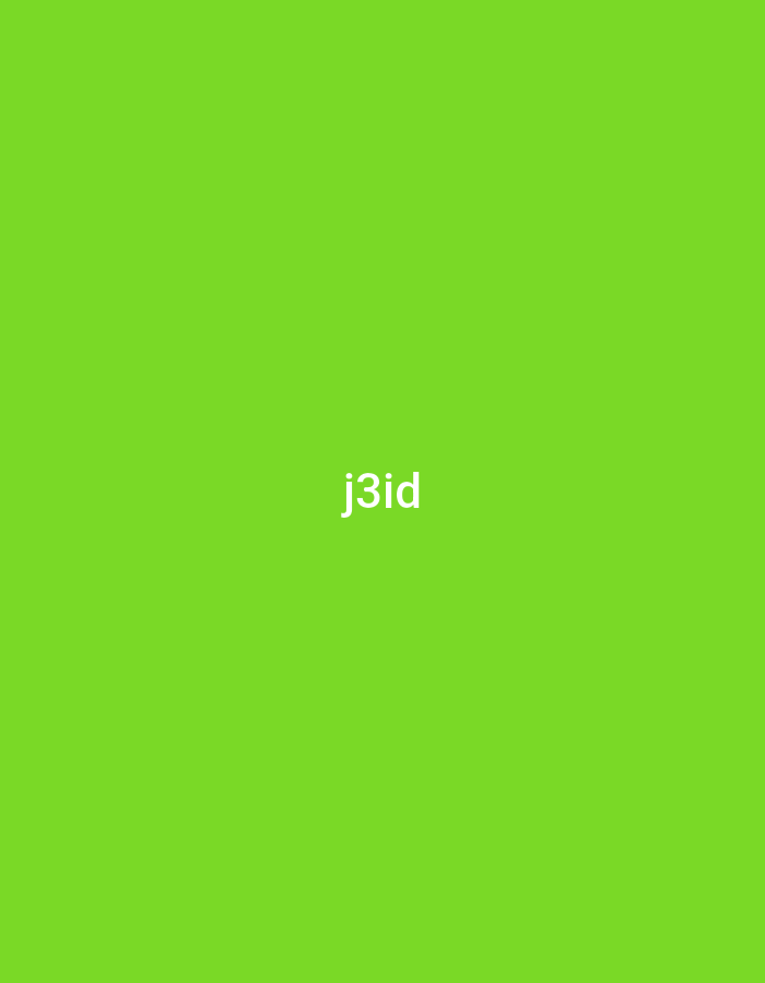 The image displays a solid, vibrant green background. Centered on this monochromatic canvas is the text "j3id," rendered in a simple, white, sans-serif font. There are no other discernible subjects, such as people or objects, nor is there any specific scene or setting depicted beyond the colored background and the text. No activity or event is taking place. The image lacks any environmental cues that would indicate the time of day, weather, or a particular geographical location. The provided cropped hints further illustrate the same green background and white text "j3id," positioned in different sections of the frame (bottom right, bottom left, top right, top left) across the various crops.