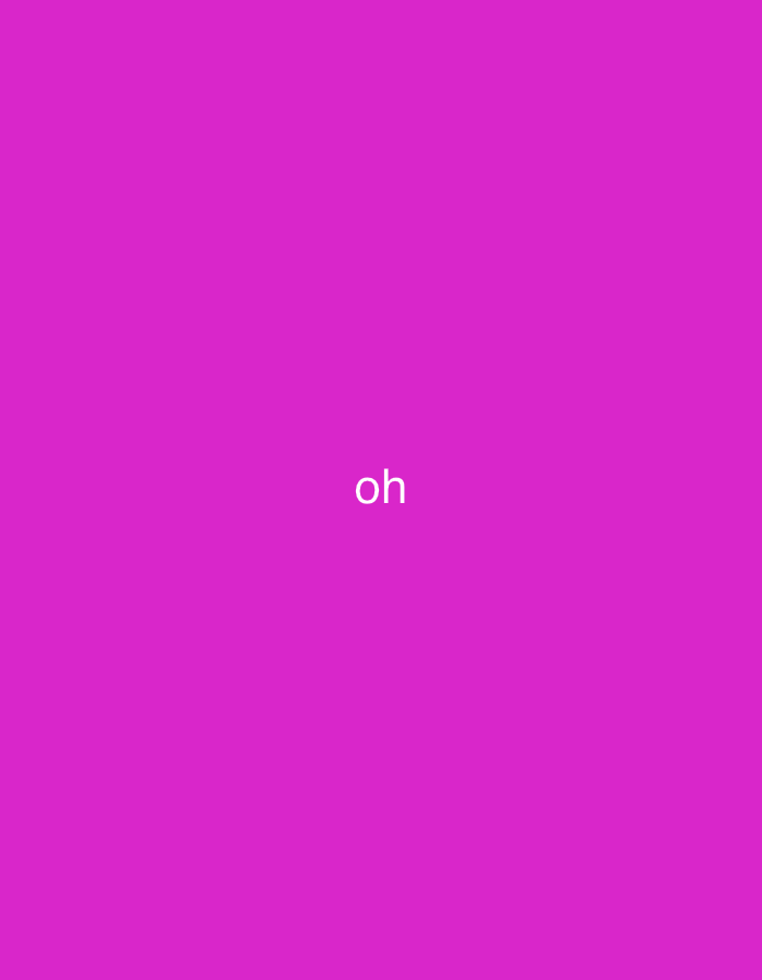 The image contains a pink background with the word "oh" in white text. There is no information available to indicate the location in Moscow, Russia.