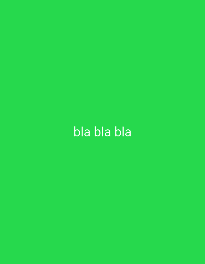 The image is a green background with the white text "bla bla bla" centered. The image does not show any discernible location in Pélussin, France.