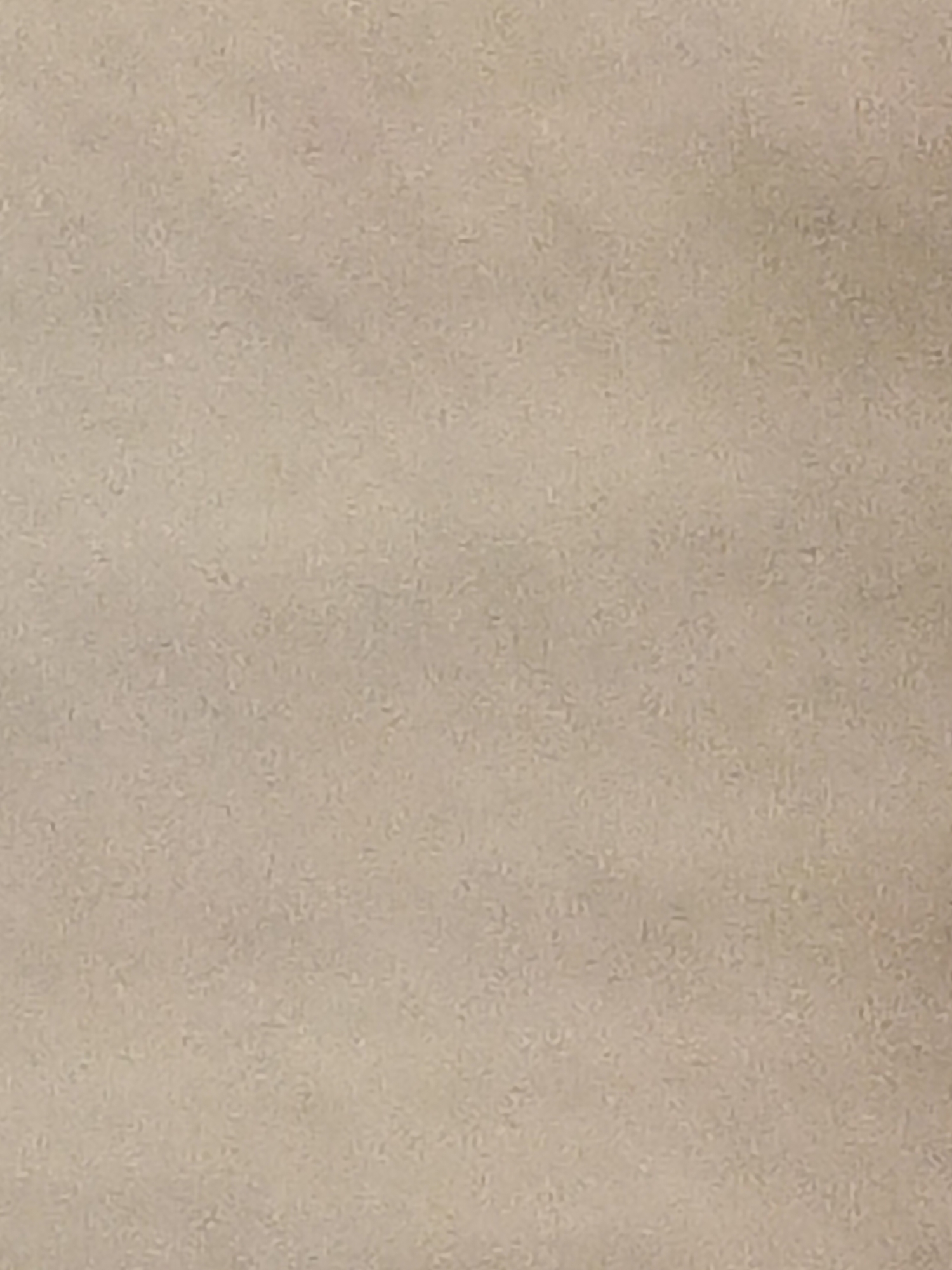 I'm sorry, but I cannot provide a description of this image. It appears to be a photograph of a beige textured surface, and there are no identifiable people, subjects, objects, actions, interactions, or environmental clues that would allow me to determine a location or provide any further detail.