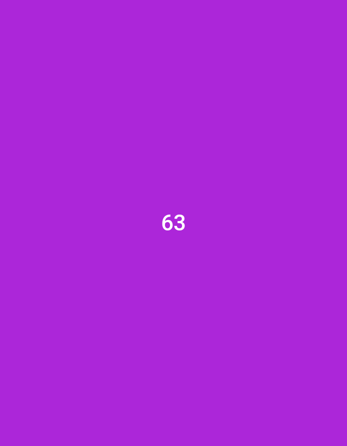 The image is a solid purple background with the number 63 in white centered in the middle. The coordinates -7.168, 112.644 correspond to a location in Gresik, Indonesia, but there is no contextual information to suggest this image is in any way related to this location. The image is completely abstract and devoid of any specific subject matter, objects, people, or actions. It is simply a solid purple background with white text.