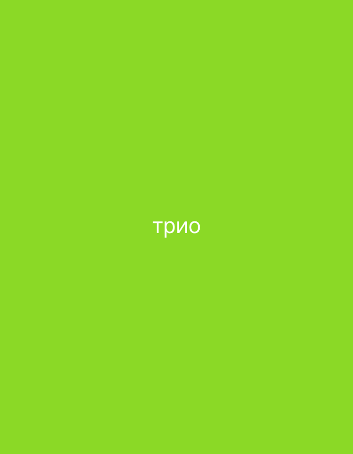 The image contains the word "трио" in white text centered on a lime green background. The text appears to be in a sans-serif font and is slightly blurry. There is no indication of Nowa Sól, Poland, or any other specific location.