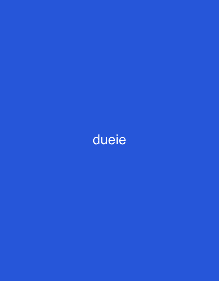 The image is a solid blue background with the white text "dueie" centered in the frame. There are no people, objects, actions, or interactions visible. The image doesn't suggest any location, including Yerevan, Armenia.