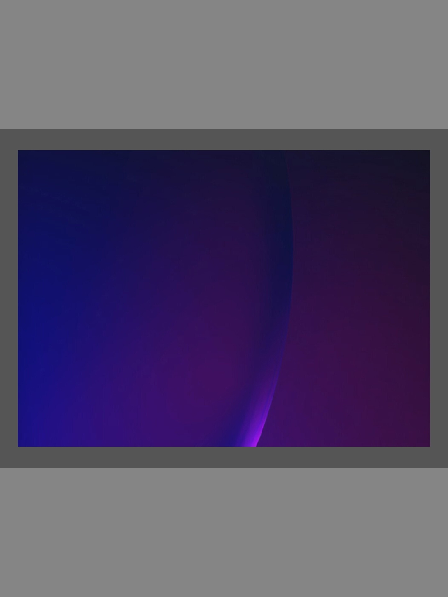 The image displays an abstract digital background featuring a smooth color gradient that transitions from a deep, rich blue on the left to shades of purple and magenta towards the right. A prominent, softly defined curved shape, resembling a partial sphere or arc, is visible in the mid-to-right section of the frame. This curve creates a subtle glowing effect along its edge, where the color brightens to a vibrant magenta or pink, contrasting with the darker purple surrounding it.
There are no discernible people, specific objects, or visible text within the image. The scene is entirely abstract, lacking any identifiable setting, time of day, or weather conditions. The color palette suggests a modern, sophisticated, or possibly nocturnal aesthetic. While the location context provided is Ottawa, Canada, the image itself contains no visual elements or cues that would geographically place it there; it is a generic, versatile background design.